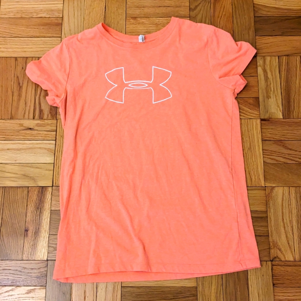 Salmon Under Armour Super Soft Sport T-Shirt M